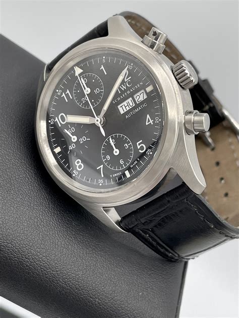 iwc flieger pilot chronograph|iwc pilots flieger chronograph automatic.